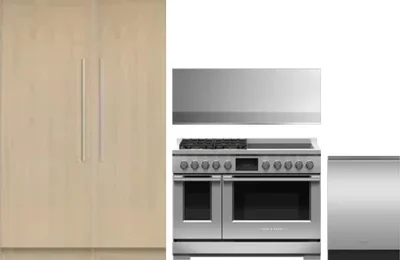 5 Piece Package Includes Refrigerator, Freezer, Range, Hood And Dishwasher